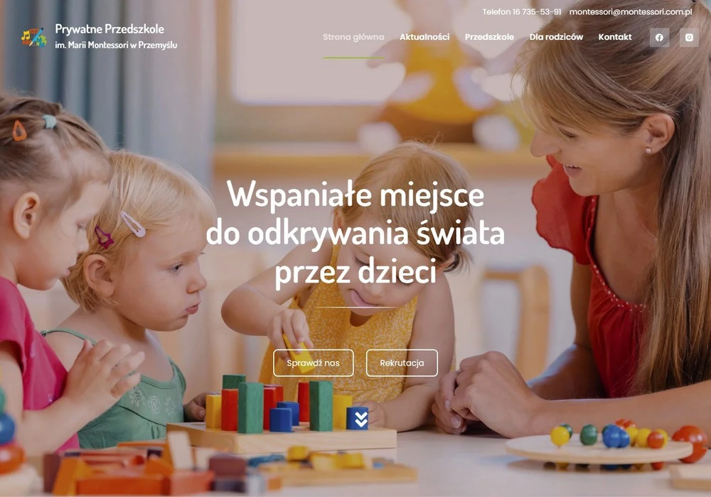 Strona WWW Montessori.com.pl
