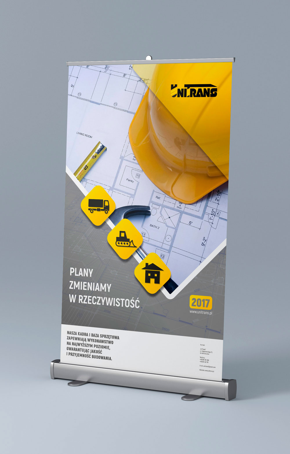 Roll-up reklamowy Uni-Trans